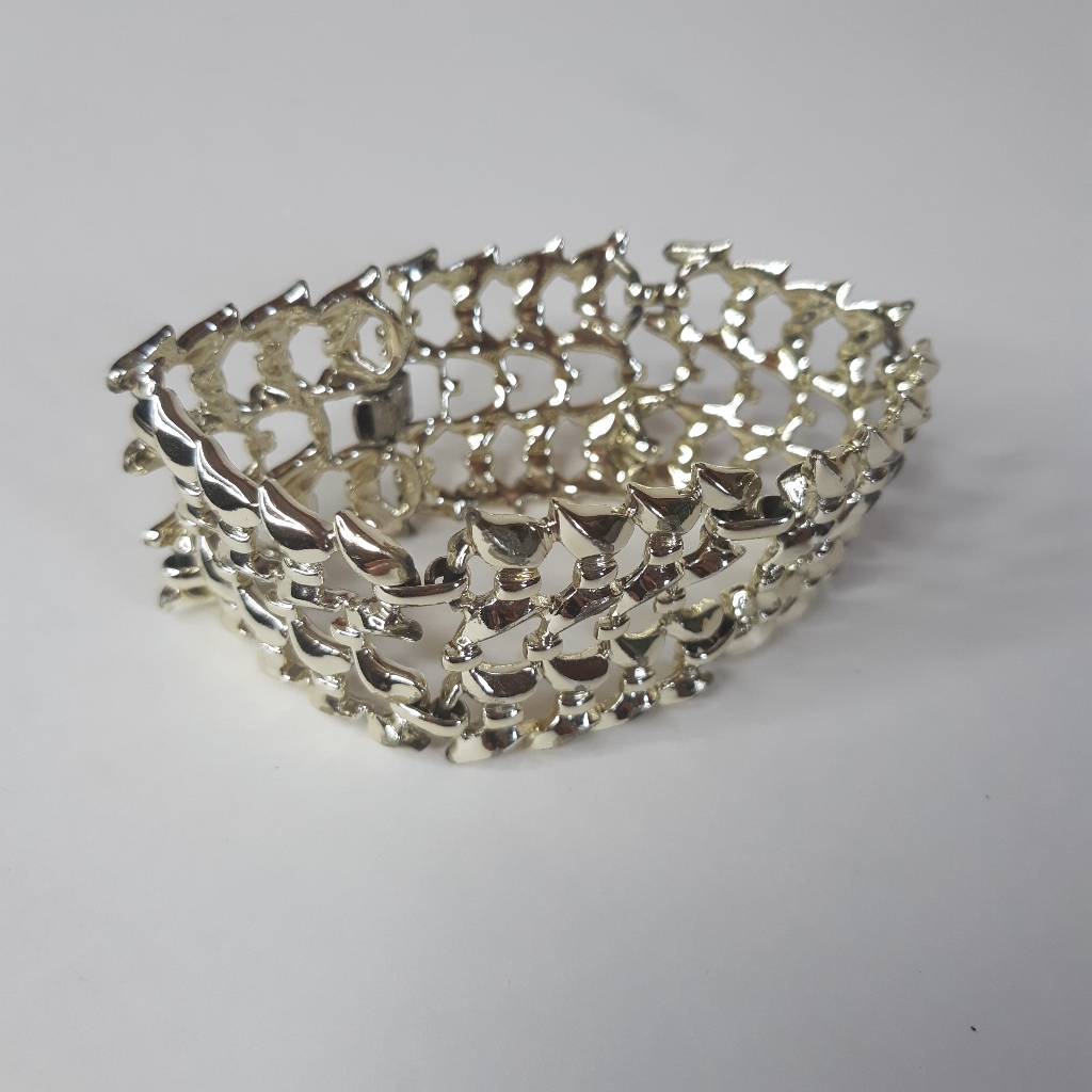 Coro Vintage Original Silver Bracelet